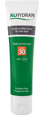 Nazorg: Alhydran SPF30 (hydraterende crème met UV-protectie)